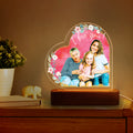 Hapilys Radiant Memories Custom LED Lamp - For Mom with Love