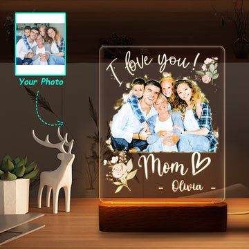 Hapilys Eternal Glow Personalized LED Lamp - A Mother's Day Tribute