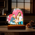 Hapilys Radiant Memories Custom LED Lamp - For Mom with Love