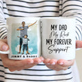 Custom Mug Sketch Painting From Photo, Personalized Gift for Dad, Custom Sketch Mug - Hapilys - Stunning Custom Art