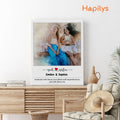 Custom Watercolor Portrait Painting from Photo, Best Friend Birthday Matte Canvas Gift - Hapilys - Stunning Custom Art